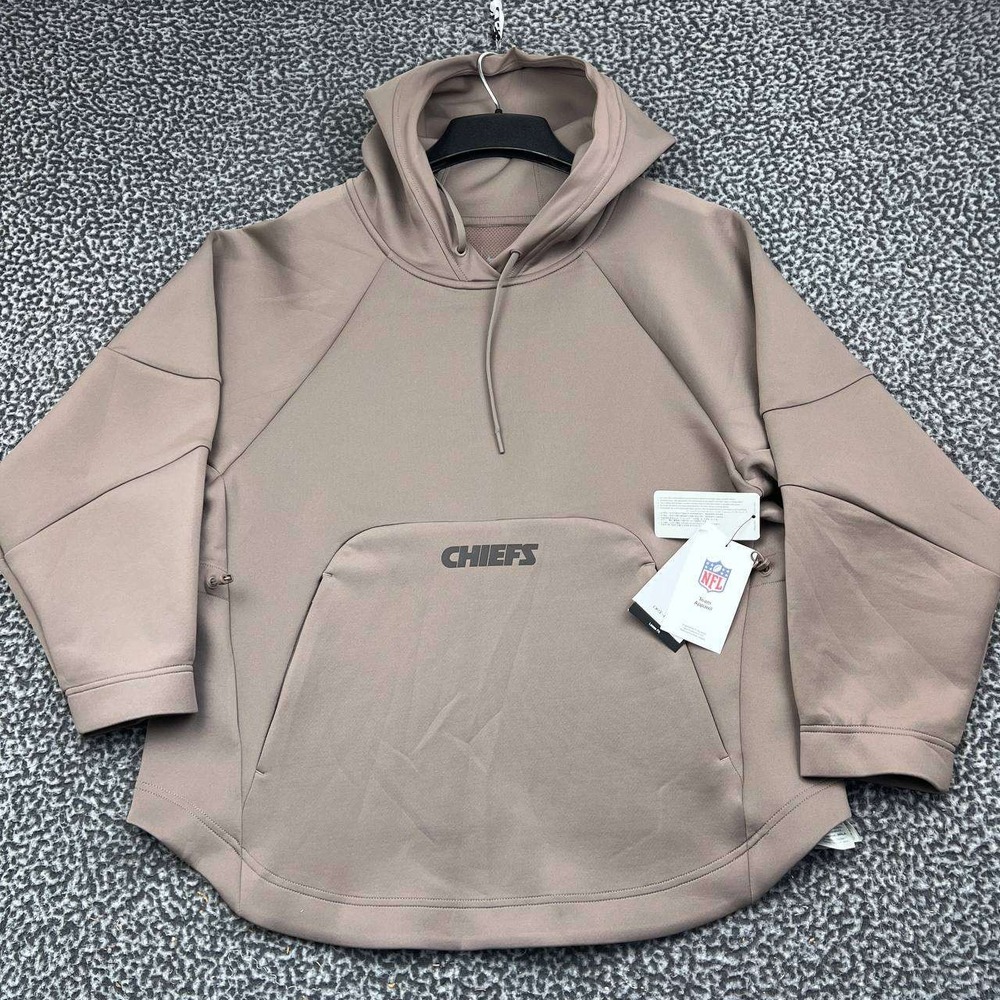 Nike Kansas City Chiefs Dri-FIT Hoodie Women Brown Medium Pullover New M
